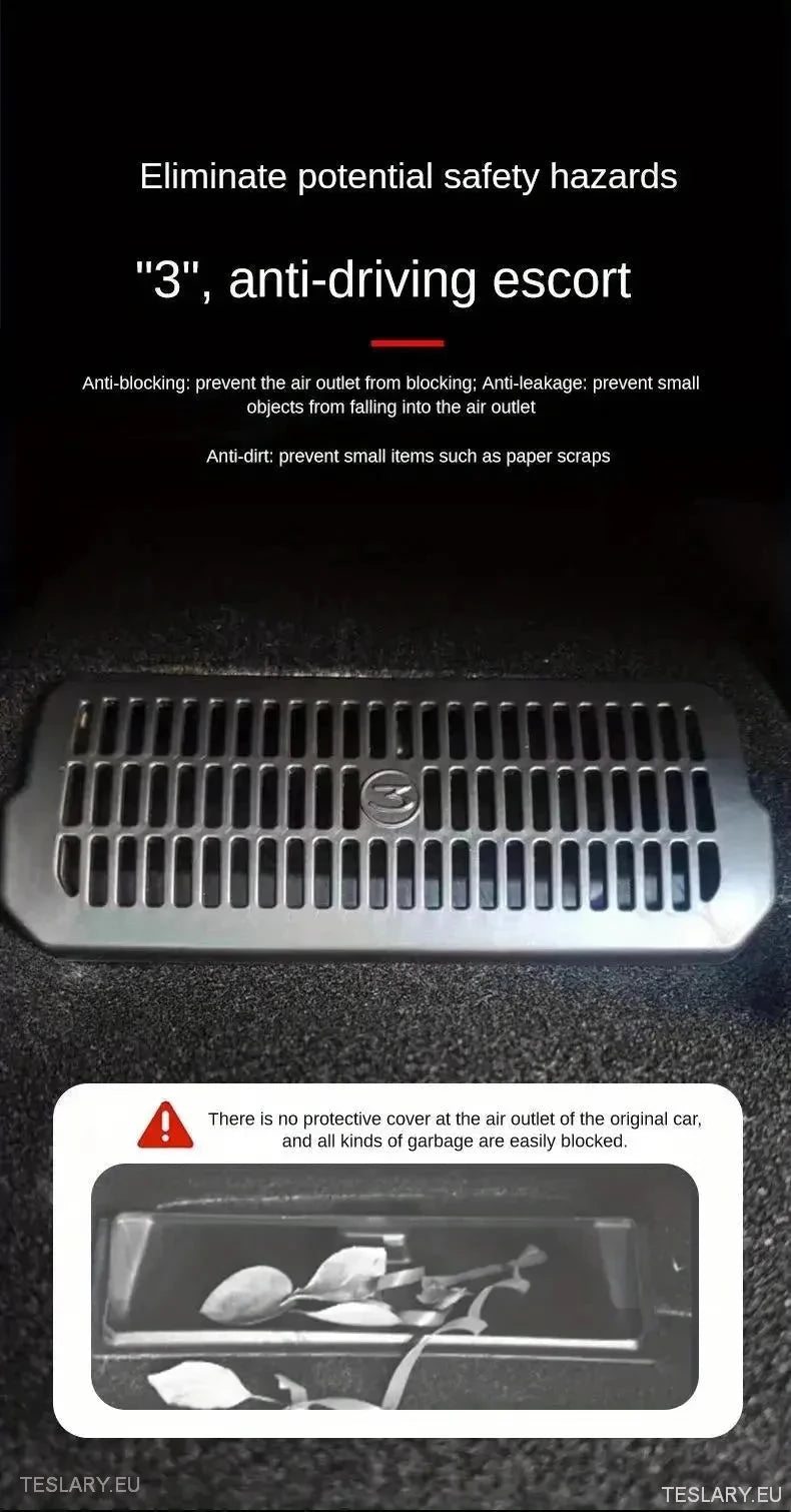 Tesla Model 3 +Highland Under Seat Air Outlet Cover ( 2 Pieces )
