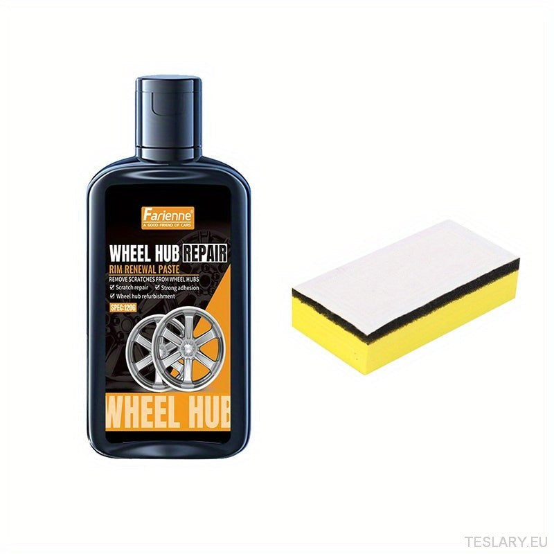 120g Premium Hub Repair Kit Hub Detail Restorer Oxidation, scratch and wear remover Car Wheel Care Polishing paste Repair dents leaving no trace to enhance car maintenance