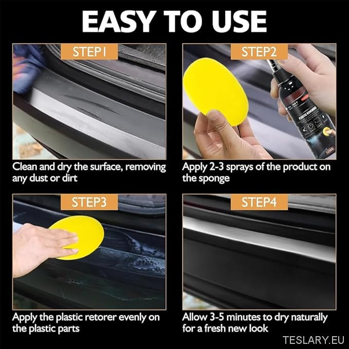 Universal Plastic Revitalizing Restorer for Tesla , BYD , VW , MG & Other EVs