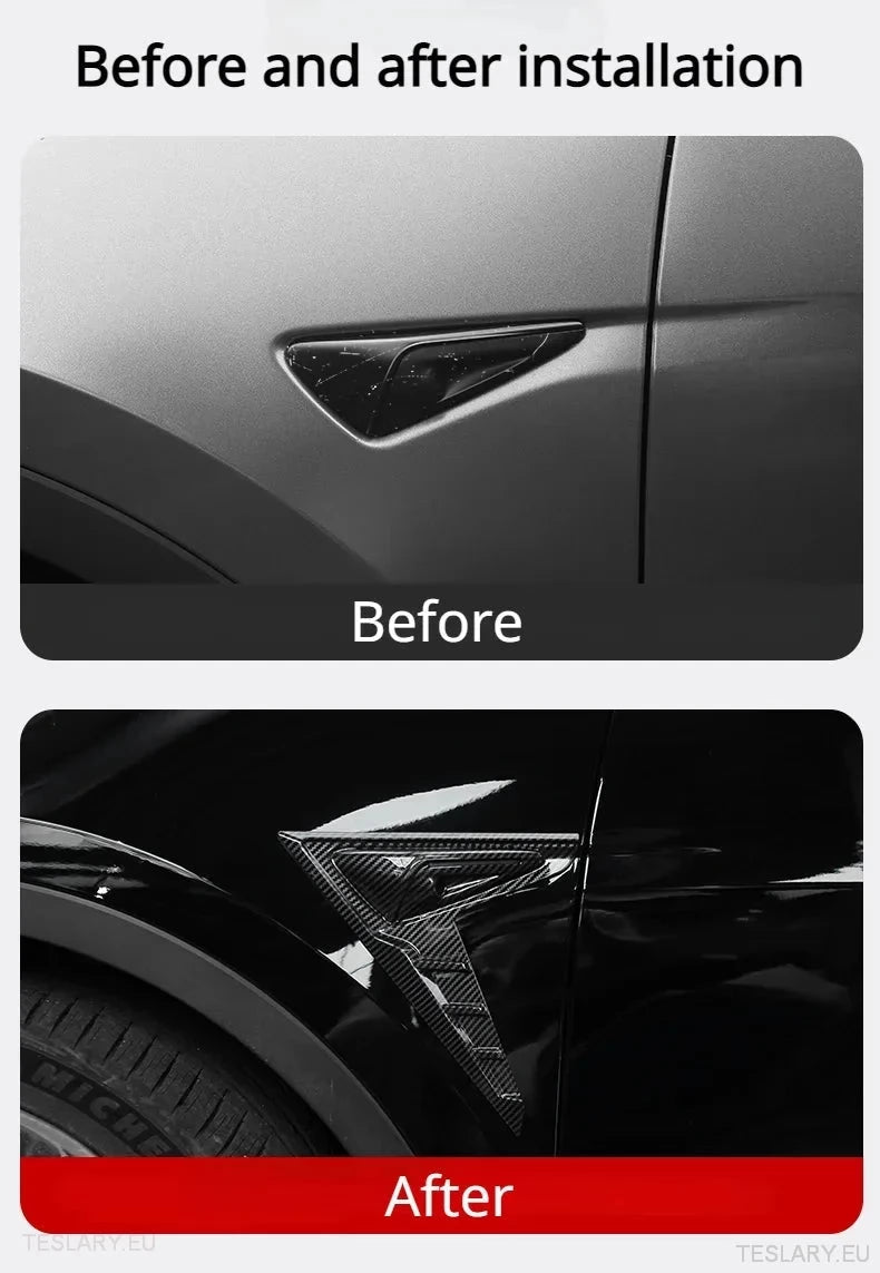 Tesla 3/Y Side Camera Thunder Wing Blade Design