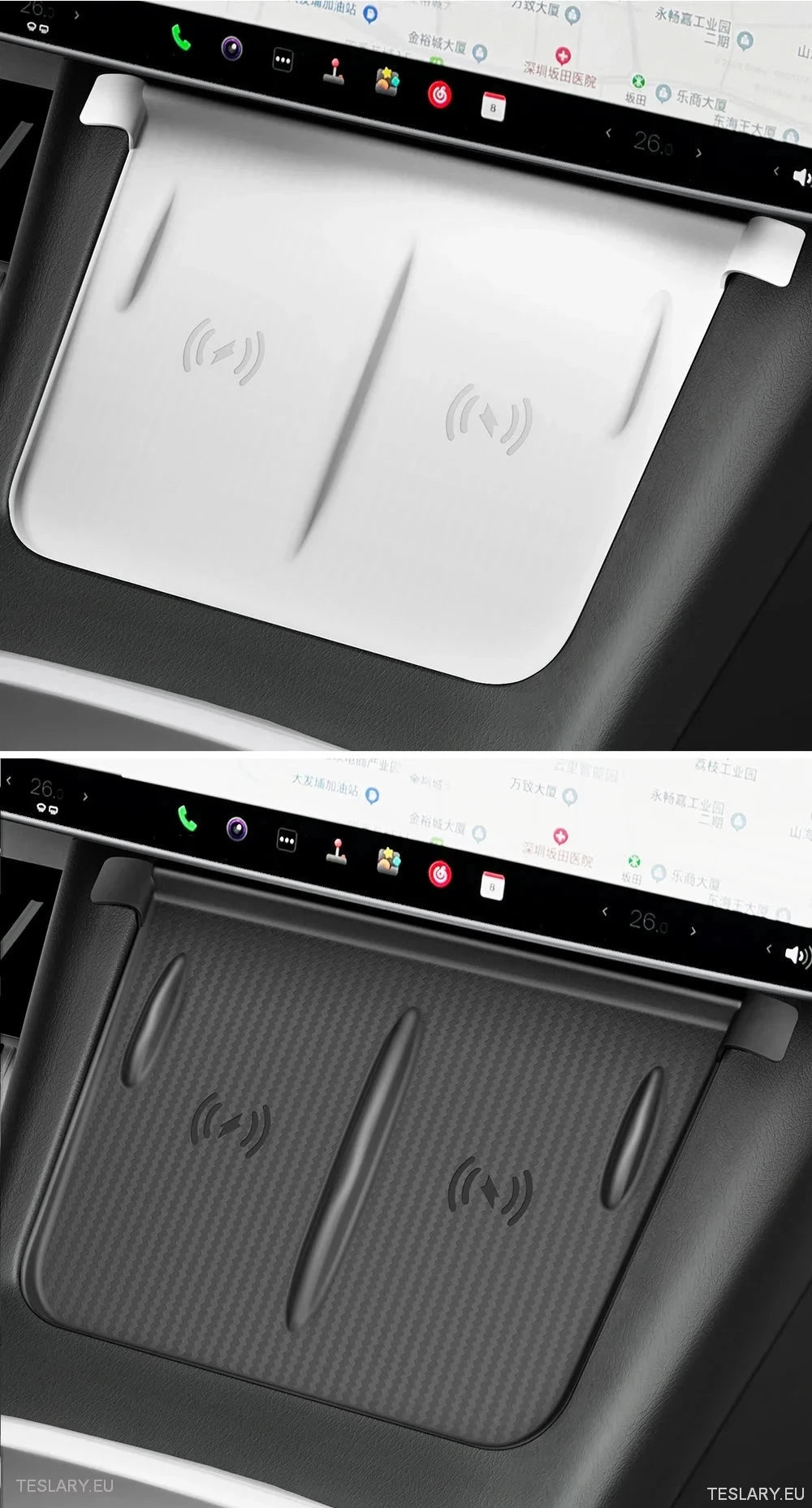 Tesla Model 3 / Y Silicone Antislip Cover for Wireless Charge Pad