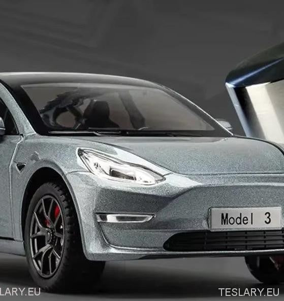 Tesla Model 3 Car 1:24 Diecast Model Car 2019 - 2023 Version
