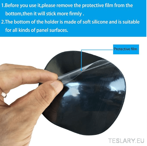 Car Phone Holder Multi - Function - Anti Slip Silicone Dash Phone Holder - TESLARY Tesla Shop Accessories Europe Nederlands Ireland Deutschland Espana Alicante France Italia