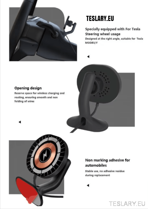 Magsafe Magnetic Dash Phone Mount for Tesla Model 3 & Model Y - TESLARY Tesla Shop Accessories Europe Nederlands Ireland Deutschland Espana Alicante France Italia