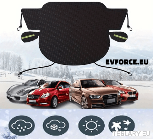 Snow & Frost Windshield Cover Tesla , BYD , MG , KIA & OTHER EVs