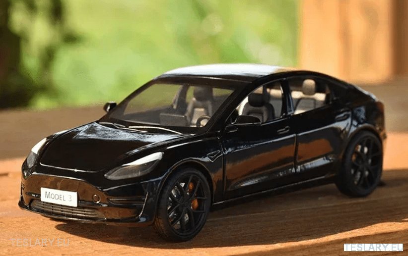 Tesla 3 Model Car 1:24 Diecast Model Car -TESLARY.IE Tesla Shop Europe
