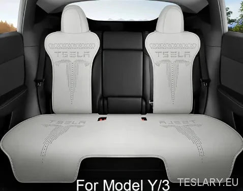 Tesla Model 3 / Y Nappa PU Leather Fitted Seat Protective Covers - TESLARY Tesla Shop Accessories Europe Nederlands Ireland Deutschland Espana Alicante France Italia