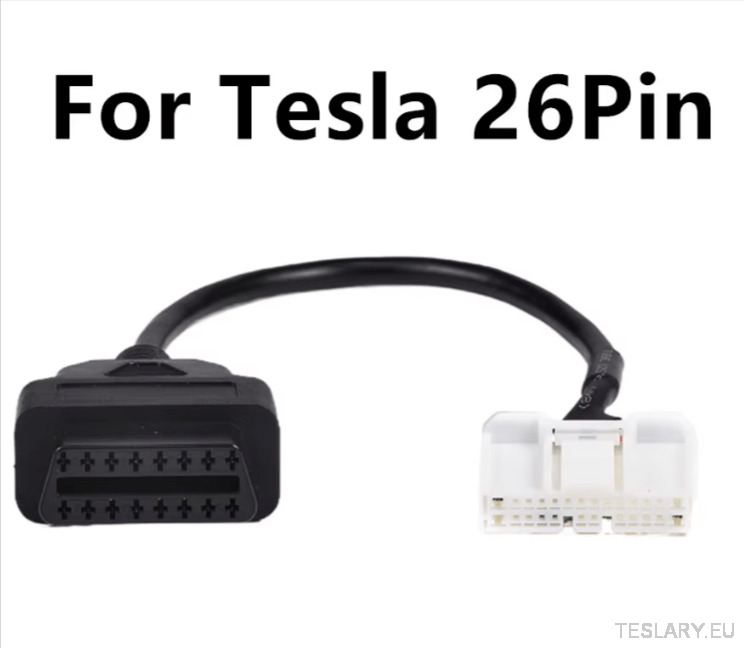 Tesla ODB2 Diagnostic Line Adapter Cables for Models S / X / 3 / Y - TESLARY Tesla Shop Accessories Europe Nederlands Ireland Deutschland Espana Alicante France Italia