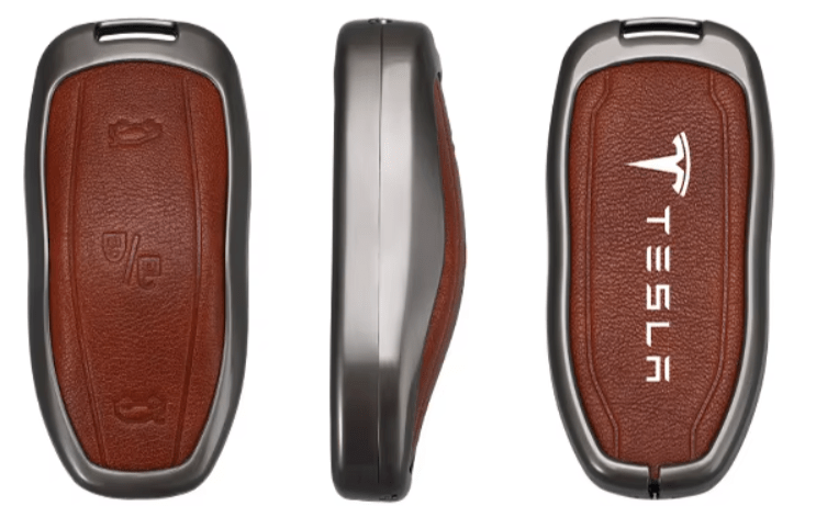 Zinc Alloy Car Smart Remote Key Case Full Cover Protection Shell Fob For Tesla Model 3 Model S Model Y Keychain Auto Accessories with Logo - TESLARY Tesla Shop Accessories Europe Nederlands Dublin Cork Ireland Deutschland Espana Alicante France Italia