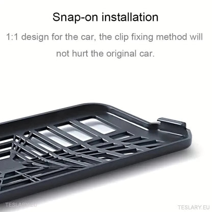 Tesla 3 Highland Under Seat Air Outlet Cover Plaid Style ( 2 Pieces )