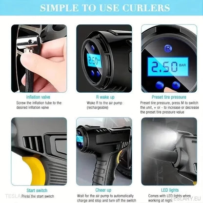 12 Volt Tyre Inflation Compressor Gun