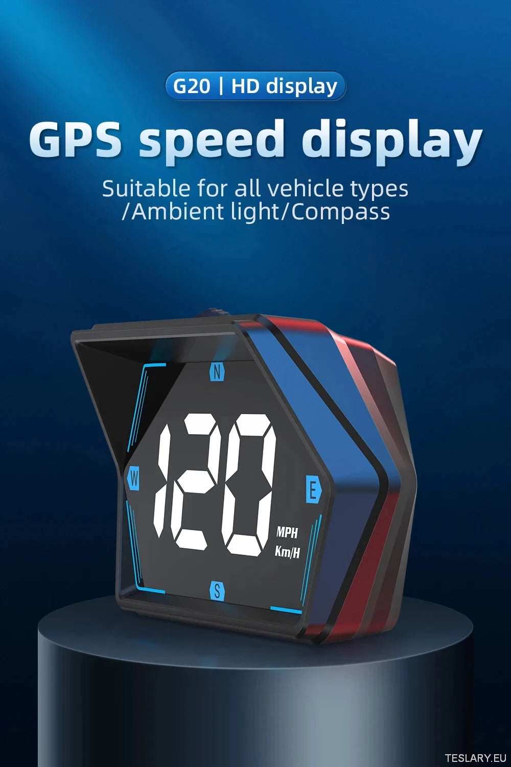 SmartDrive 2024: Advanced Car HUD with GPS & Safety Alerts