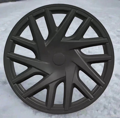 18" Tesla 3 Highland Full Rim Matte Black Wheel Cover - TESLARY Tesla Shop Accessories Europe Nederlands Ireland Deutschland Espana Alicante France Italia