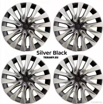 18" Tesla 3+ Highland Full Rim Nova Style Wheel Covers 