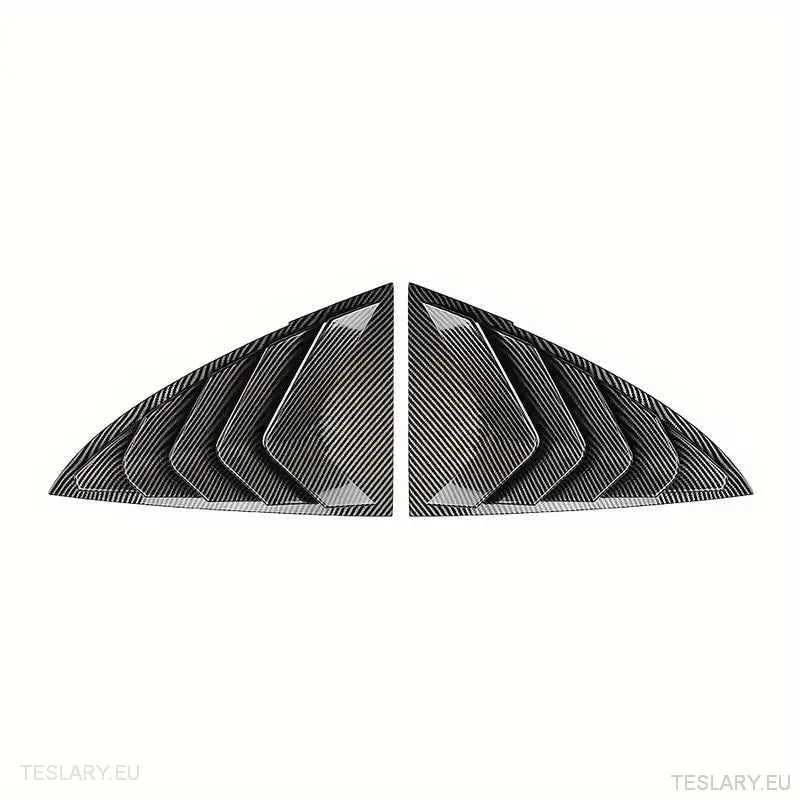 Tesla 3 Highland  Sports Style Rear Side Windows Splitter ( 2 Pieces )