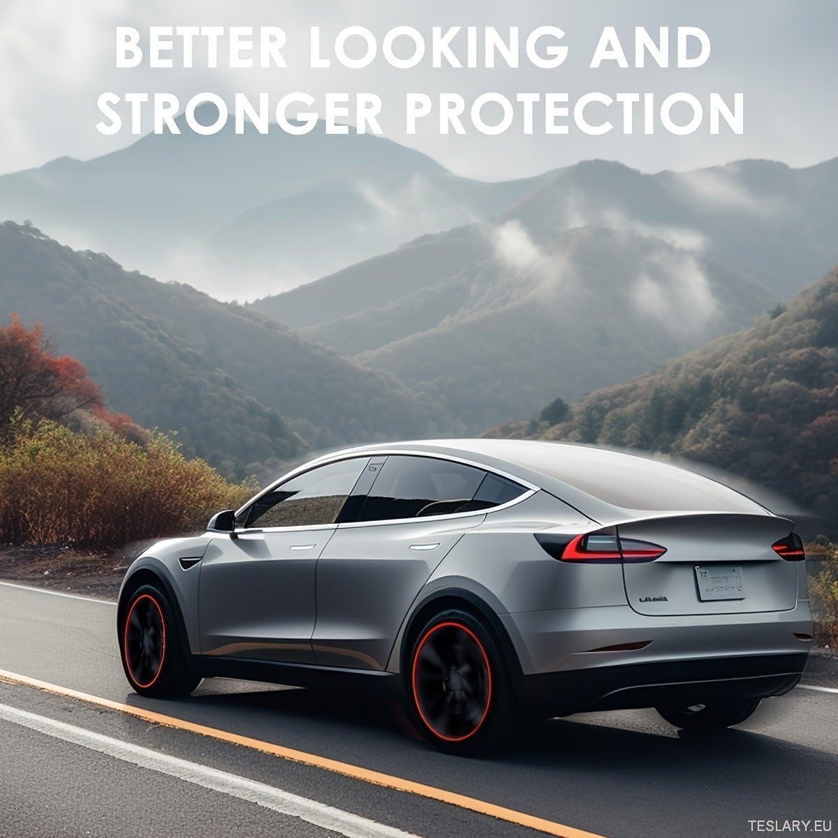 8M Car Wheel Rim Edge Protector, Rubber Wheel Hub Rim Guard, Vehicle Tyre Rim Decor Sticker Strip, Universal Automotive Accessories for Curb Rash and Wheel Scratch Prevention - TESLARY Tesla Shop Accessories Europe Nederlands Ireland Deutschland Espana Al