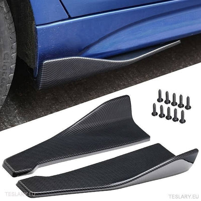 Side Skirt Carbon Fiber Body Trim ( Universal )