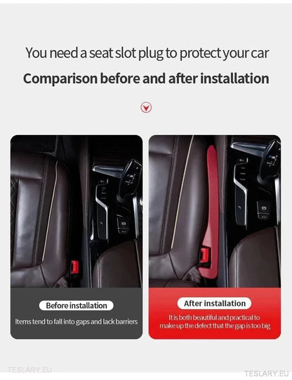 Seat Gap Filler for Tesla Model 3 , Y & S with Logo