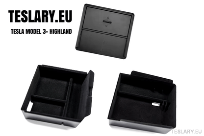 Tesla Model 3+ Highland Accessories 3 Pack Front & Rear Trays & Hidden Storage