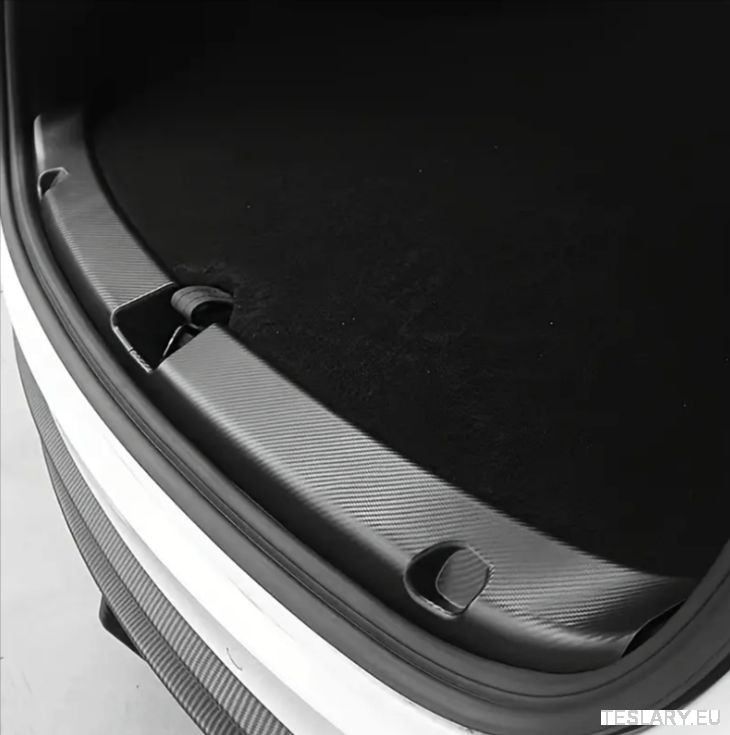 Tesla Model Y 2021 - 2024 ABS Trunk Protector Guard Carbon Fiber Style