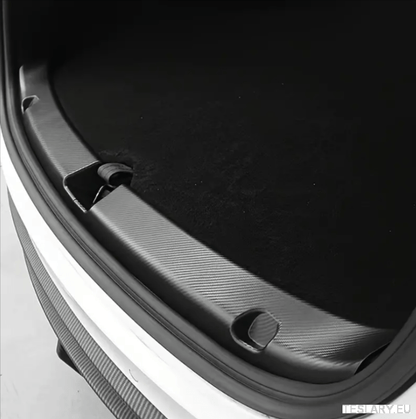 Tesla Model Y 2021 - 2024 ABS Trunk Protector Guard Carbon Fiber Style