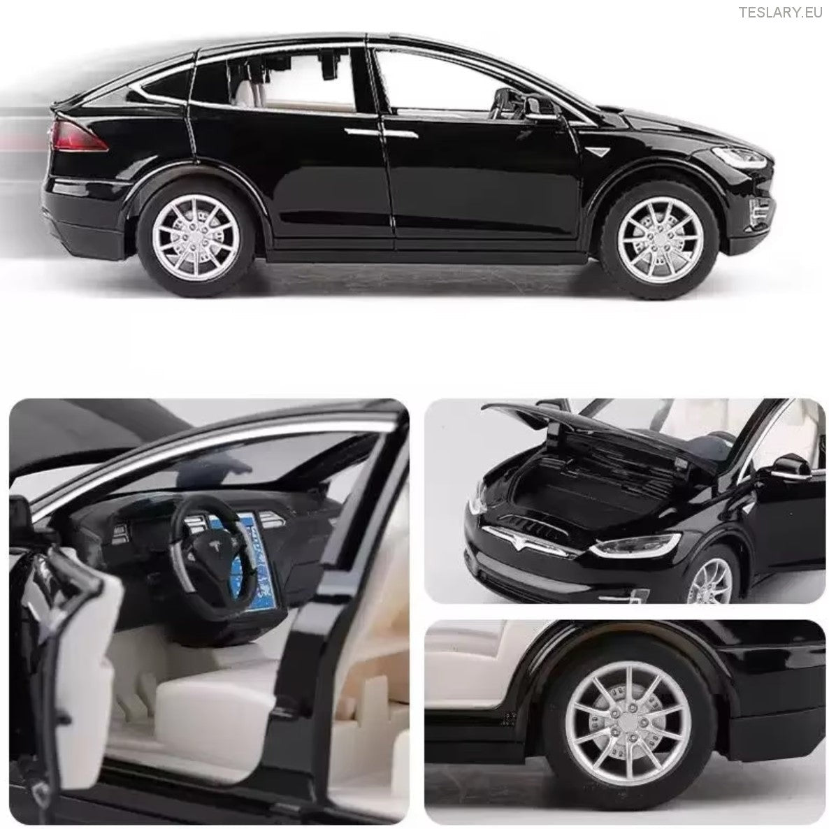 Tesla Model Model X  1:24 Scale Model Unofficial Version