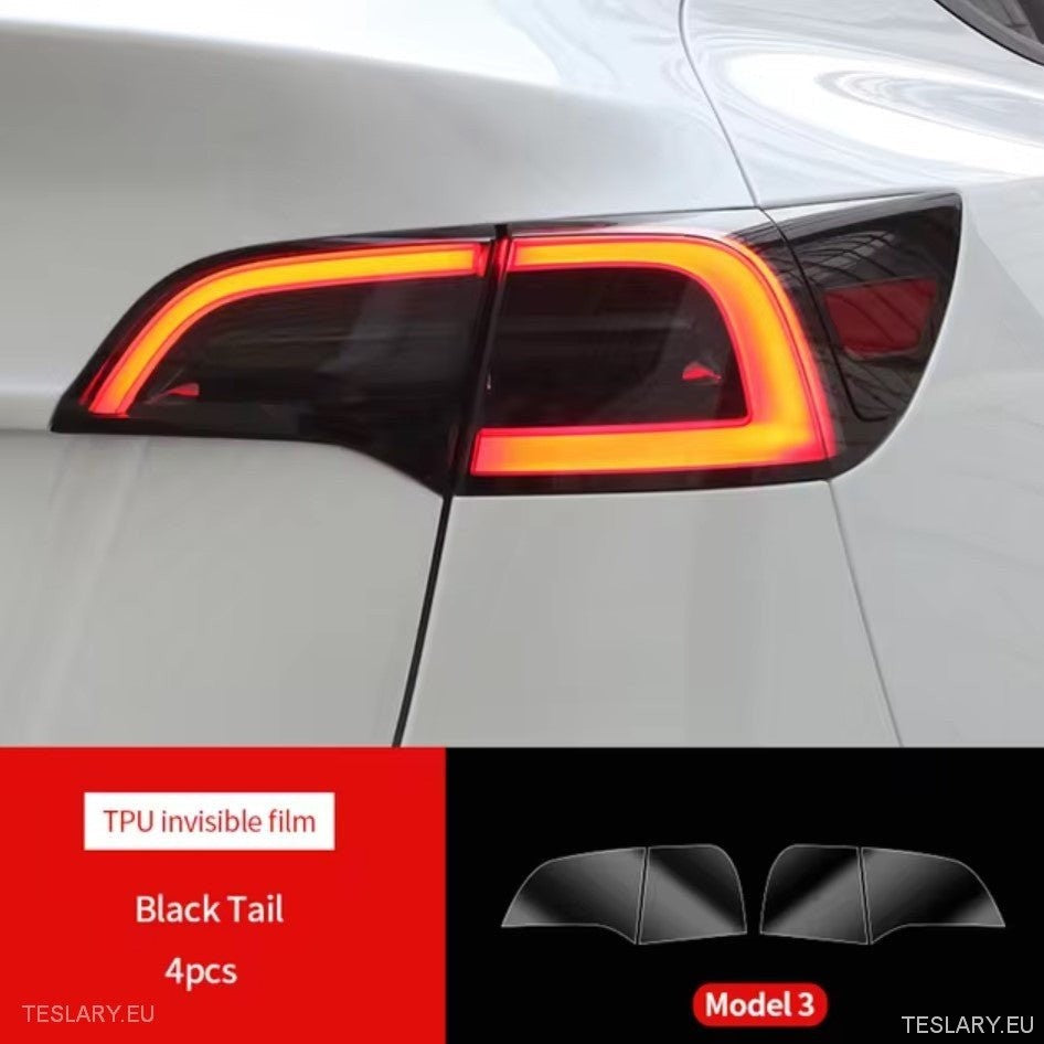 TPU Rear Black Tint for Tesla Model 3 , Y & Highland