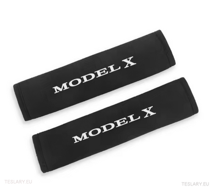 Tesla Seat Belt Shoulder Protector with Logo ( 2 Pieces ) - Tesla Shop Europe - TESLARY.IE Ireland - France boutique- Deutschland Geschäft- España comercio - Nederland winkel- TESLARY.IE
