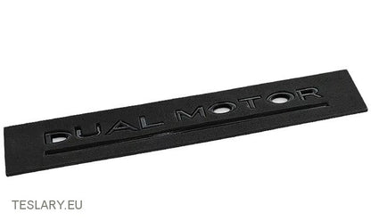 Tesla Model 3/Y Dual Motor Logo Emblem Black , Red , Chrome , Gold