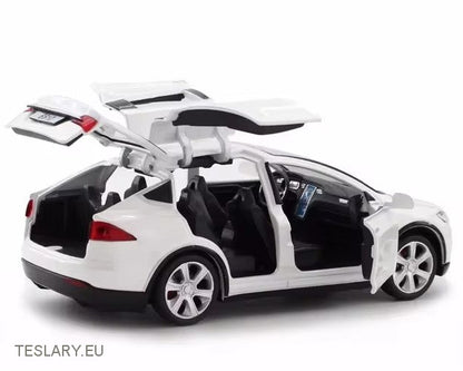 Tesla Model Model X  1:32 Unofficial Version Black , Red or White