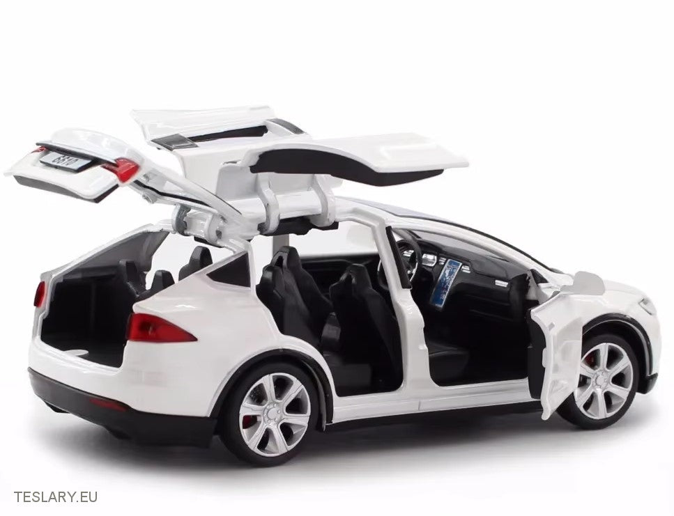 Tesla Model Model X  1:32 Unofficial Version Black , Red or White