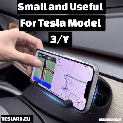 Steering Wheel Front Storage + Phone Holder for Tesla Model 3 / Y