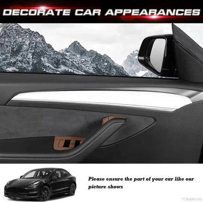 Internal Door Side Trims Tesla 3/Y - TESLARY Tesla Shop Accessories Europe Nederlands Ireland Deutschland Espana Alicante France Italia