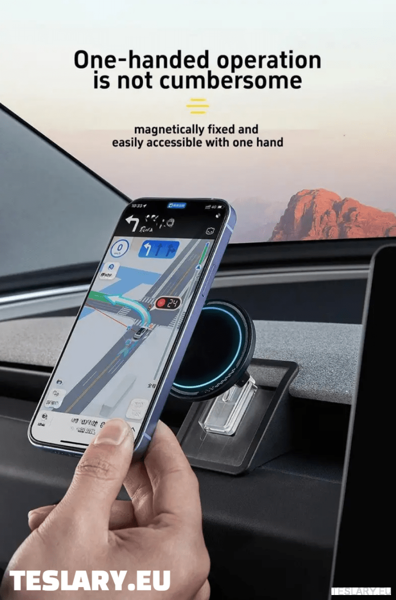 Magnetic Phone Holder for Tesla Models 3+ Highland - TESLARY Tesla Shop Accessories Europe Nederlands Ireland Deutschland Espana Alicante France Italia