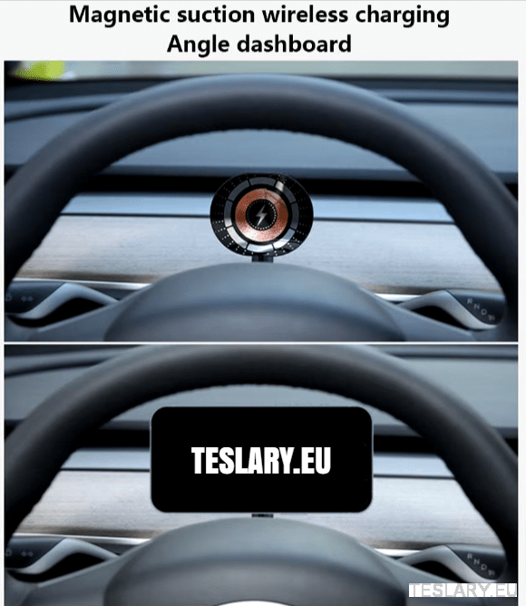 Magsafe Magnetic Dash Phone Mount for Tesla Model 3 & Model Y - TESLARY Tesla Shop Accessories Europe Nederlands Ireland Deutschland Espana Alicante France Italia