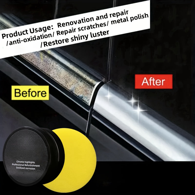 Auto Chrome Restoration  Polishing Paste  AntiCorrosion Whitening Repair for Enhanced Shine