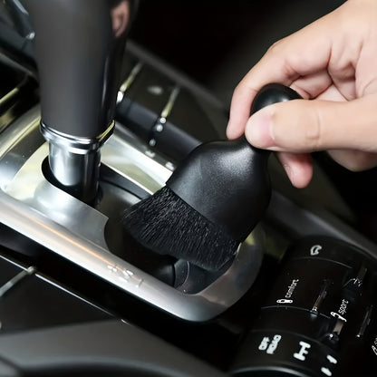 1pc Car Interior Cleaning Brush Compact Soft Bristle Brush Car Seat Center Console Gap Interior Dust Removal Artifact Car Interior Air Conditioner Air Outlet Cleaning Brush Car Accessories Men Gift