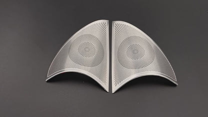 Tesla Y Interior Front Sepaker Cover Silver ( PAIR )