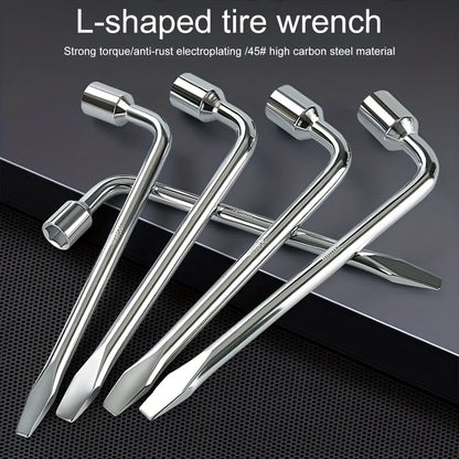 DualEnd LType Socket Wrench for Tire and Wheel Lug Nut Removal  Hex Key Tool 21mm Ideal for Tesla Model 3  Y