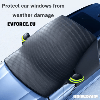 Snow & Frost Windshield Cover Tesla , BYD , MG , KIA & OTHER EVs - TESLARY Tesla Shop Accessories Europe Nederlands Ireland Deutschland Espana Alicante France Italia