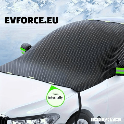 Snow & Frost Windshield Cover Tesla , BYD , MG , KIA & OTHER EVs - TESLARY Tesla Shop Accessories Europe Nederlands Ireland Deutschland Espana Alicante France Italia