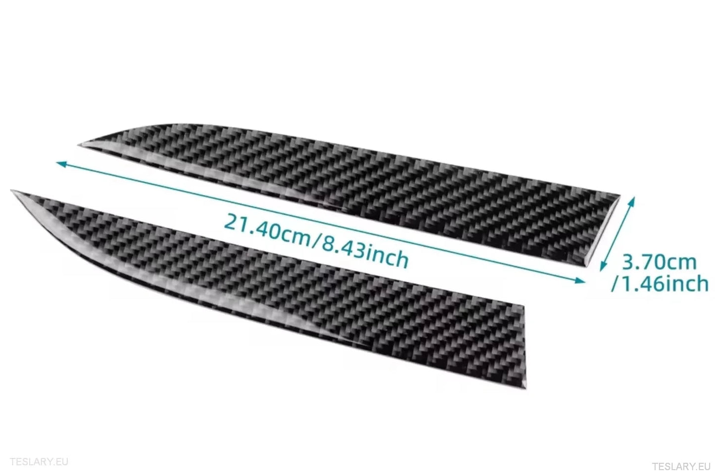 Tesla 3 Highland / Y Juniper Real Soft Carbon Fiber Side Trim for Wireless Charger