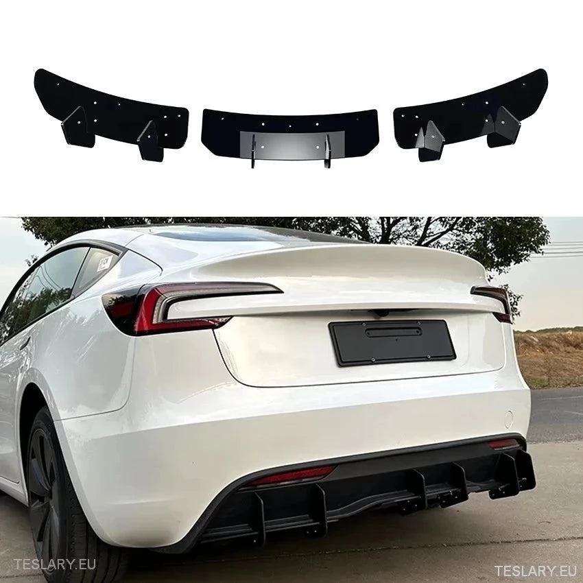 Tesla 3 Highland Rear Bumper Diffuser Body Kit