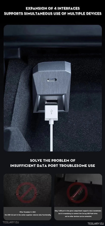 Tesla 3/Y Glove Box Docking Station ( LEFT HAND DRIVE ONLY )