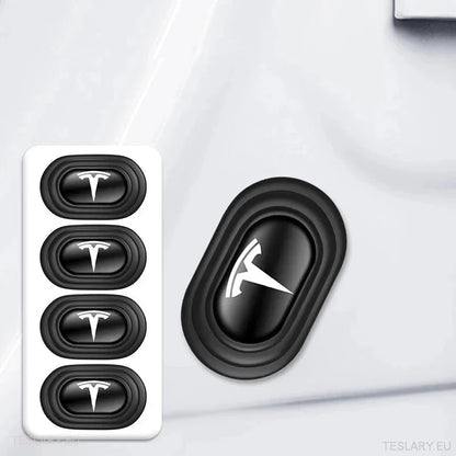 Tesla 3 Y S X Sound Reducing Shock Absorber Pads with Logo - 12 Pack - TESLARY Tesla Shop Accessories Europe Nederlands Ireland Deutschland Espana Alicante France Italia