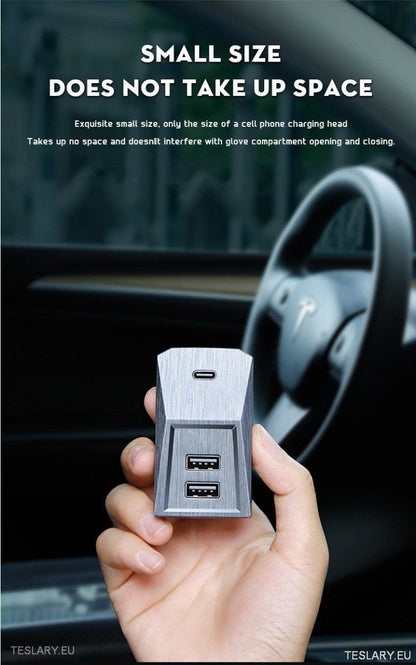 Tesla 3/Y Glove Box Docking Station ( LEFT HAND DRIVE ONLY )
