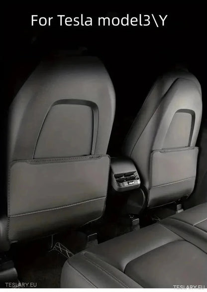 Tesla 3/Y Seat Back Anti Kick Pads & Storage ( TWIN PACK )