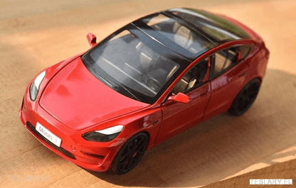 Tesla 3 Model Car 1:24 Diecast Model Car -TESLARY.IE Tesla Shop Europe
