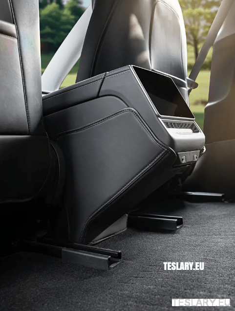 Tesla Model 3+ Highland Rear Kick Panel PU Leather for Rear Console - TESLARY Tesla Shop Accessories Europe Nederlands Ireland Deutschland Espana Alicante France Italia