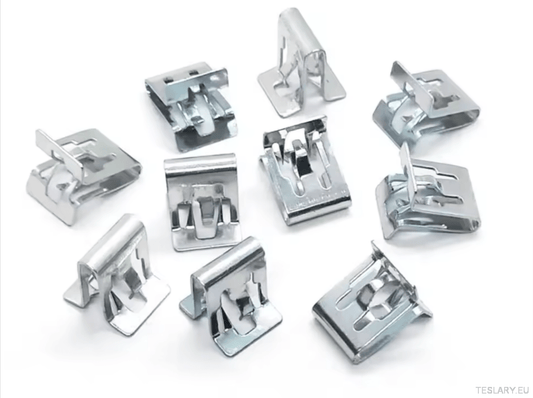 Tesla Model 3 / Y Centre Console & Dash Metal Trim Clips ( 15 Pieces ) - TESLARY Tesla Shop Accessories Europe Nederlands Ireland Deutschland Espana Alicante France Italia